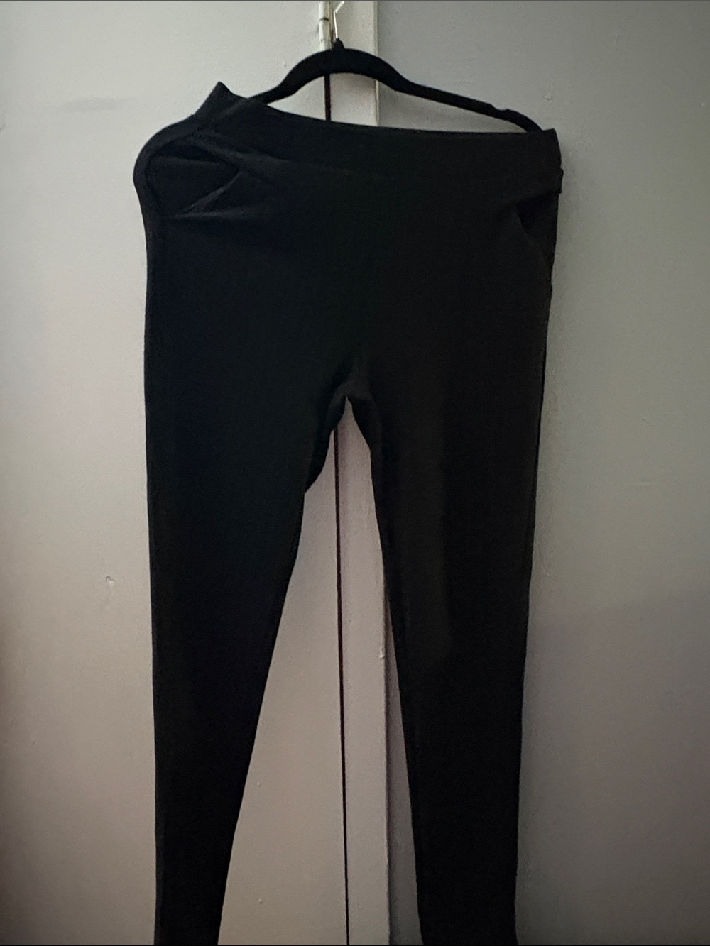 Women’s Black Ponte Leggings - Comfortable Everyday Pants